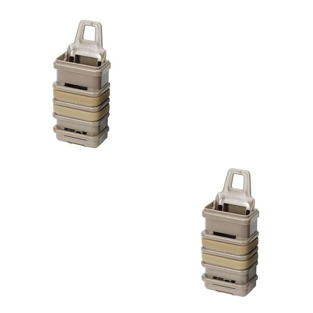 Eigraketly táctico MP7 Molle, bolsa para revistas, Clip de plástico ABS, funda oculta rápida, accesorios militares de caqui 2piezas