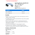thumbnail image 2 of Spark Plug Wire Set - Compatible with 1987 - 1994 Jaguar XJ6 1988 1989 1990 1991 1992 1993, 2 of 2