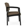 thumbnail image 4 of Lenox Steel Reception Waiting Oversize Guest Chair / Black Steel / Brown, 4 of 5