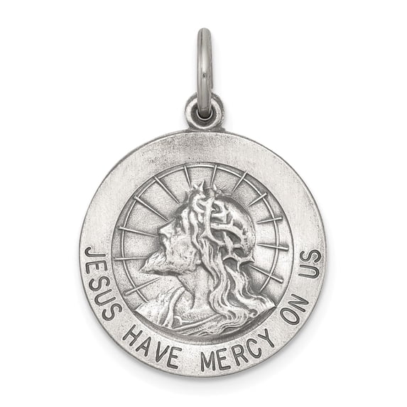 Sterling Silver Jesus Have Mercy Medal