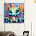 thumbnail image 2 of 5D DIY Taladro Diamante Pintura Dragón Kit Del 30x30cm, 2 of 9