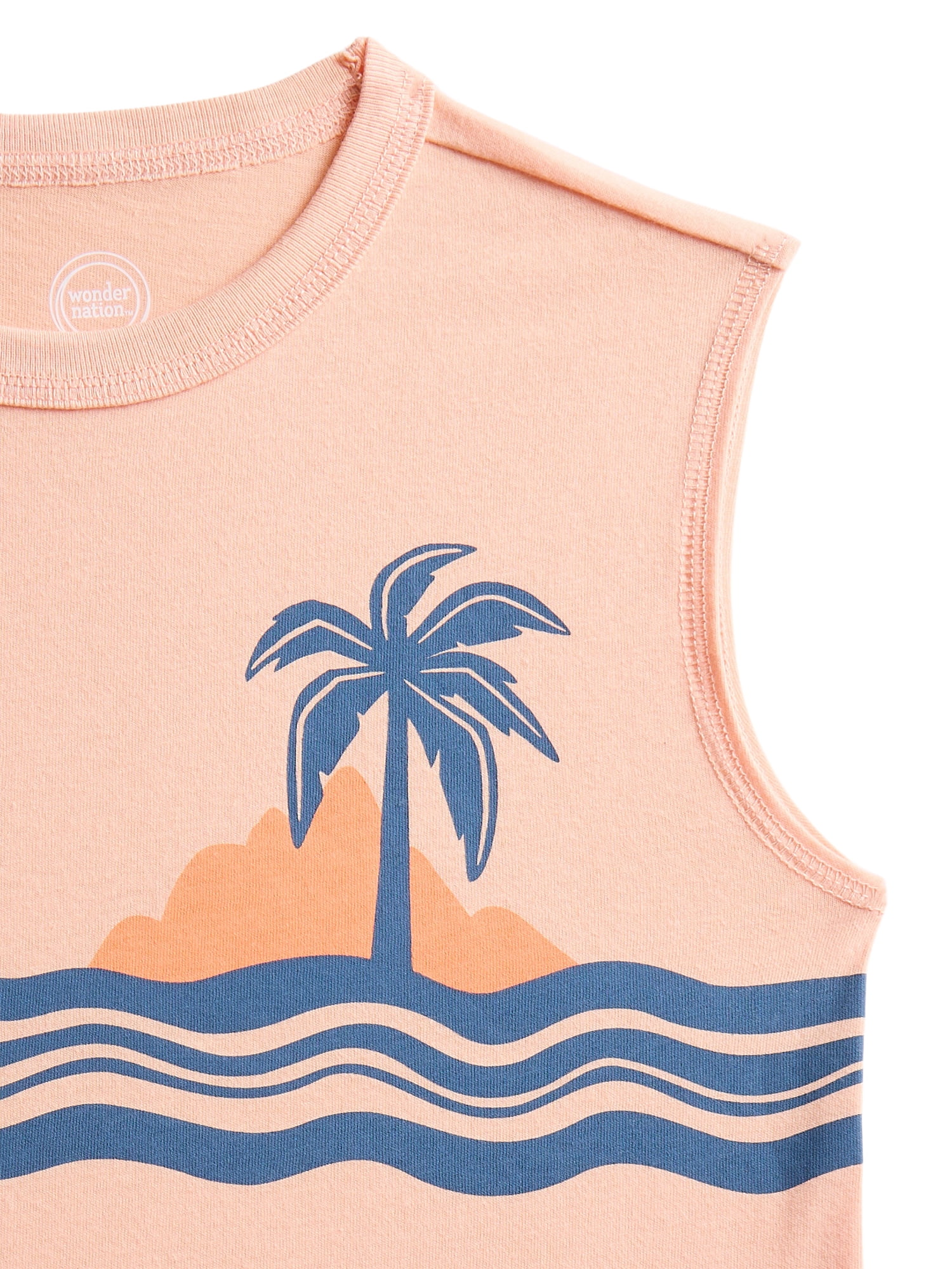 Wonder Nation Little Boys Graphic Tank Top, Sizes 4-10