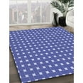 thumbnail image 3 of Ahgly Company Machine Washable Indoor Rectangle Transitional Sky Blue Area Rugs, 2' x 5', 3 of 7