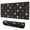 Black Gold Sun, variant on Long Mouse Pads for Desk,Black White Medical Symbol Pattern Desk Mats on Top Of Desks, Desk Mouse Pad Extra Large with 3mm Non-Slip Base and Stitched Edge for Gaming,Office,Work,Home 31.5"x11.8"