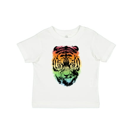 

Inktastic Tiger with Gradient Sunset with Palm Trees Gift Toddler Boy or Toddler Girl T-Shirt