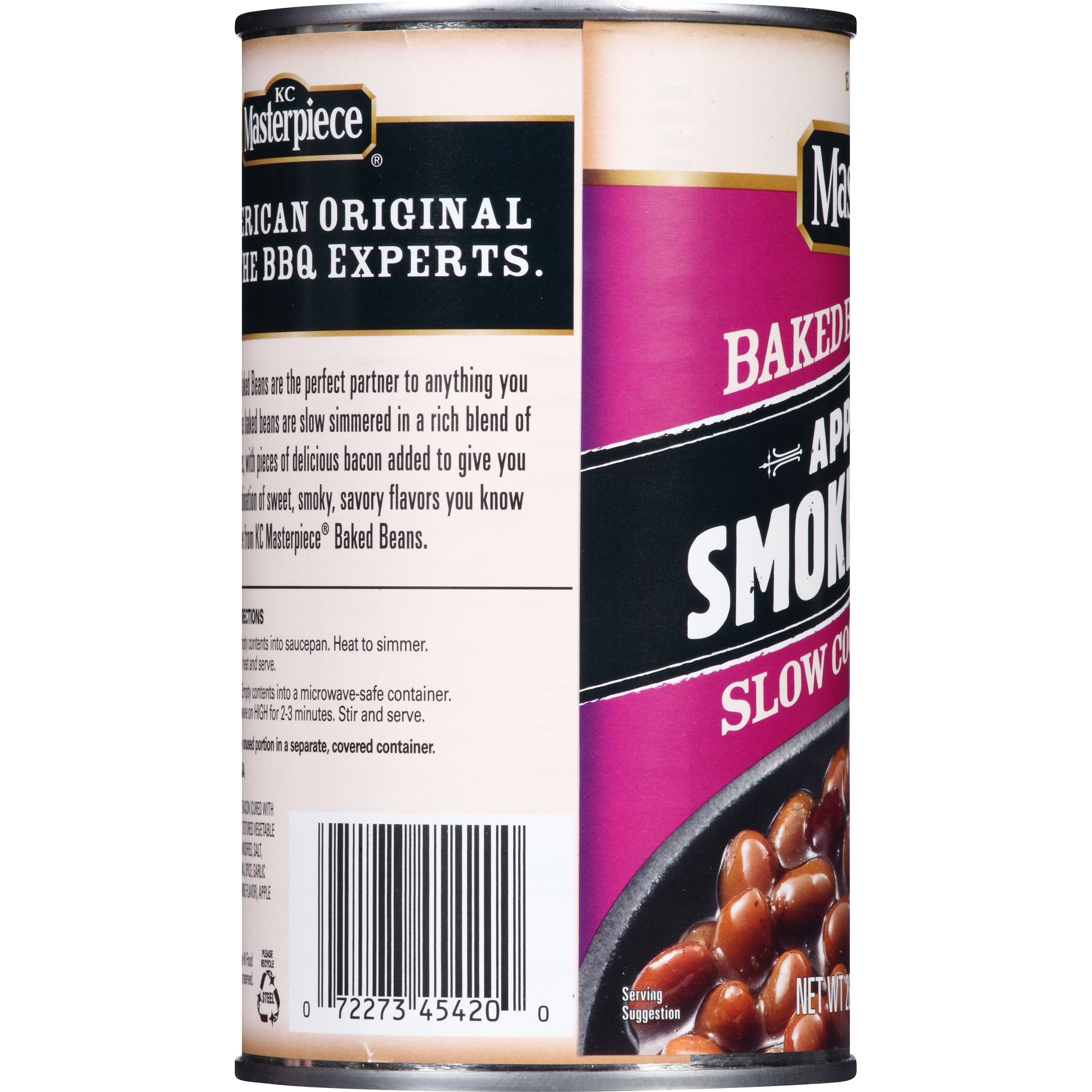 Kc Masterpiece Baked Beans Applewood Smoked Bacon, 28 oz