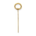 thumbnail image 2 of Real 14kt Yellow Gold Medium Polished Number 47 Charm Pendant; for Adults and Teens; for Women and Men, 2 of 4