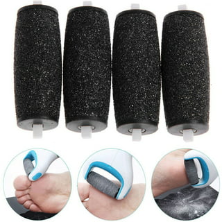 LULUKO Replacement Rollers for Amope Extra Coarse Pedi Perfect Refills for  Electronic Foot File (6*Extra Coarse 6*Regular Coarse 1*Brush)