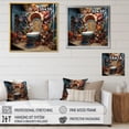 thumbnail image 4 of Designart "Toilet curious Wonderland I" Bath & Laundry Floater Framed Canvas Art Print, 4 of 7