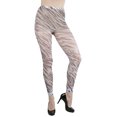 thumbnail image 2 of ToBeInStyle Women's Zebra Print Fishnet Footless Opaque Tights, 2 of 5