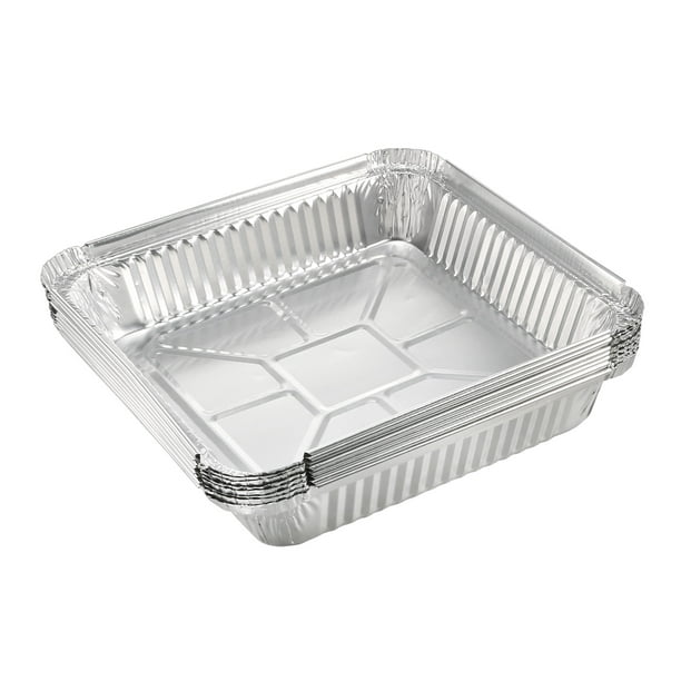 5 x 4 Aluminum Foil Pans, 8.8oz Disposable Trays Containers 50pcs