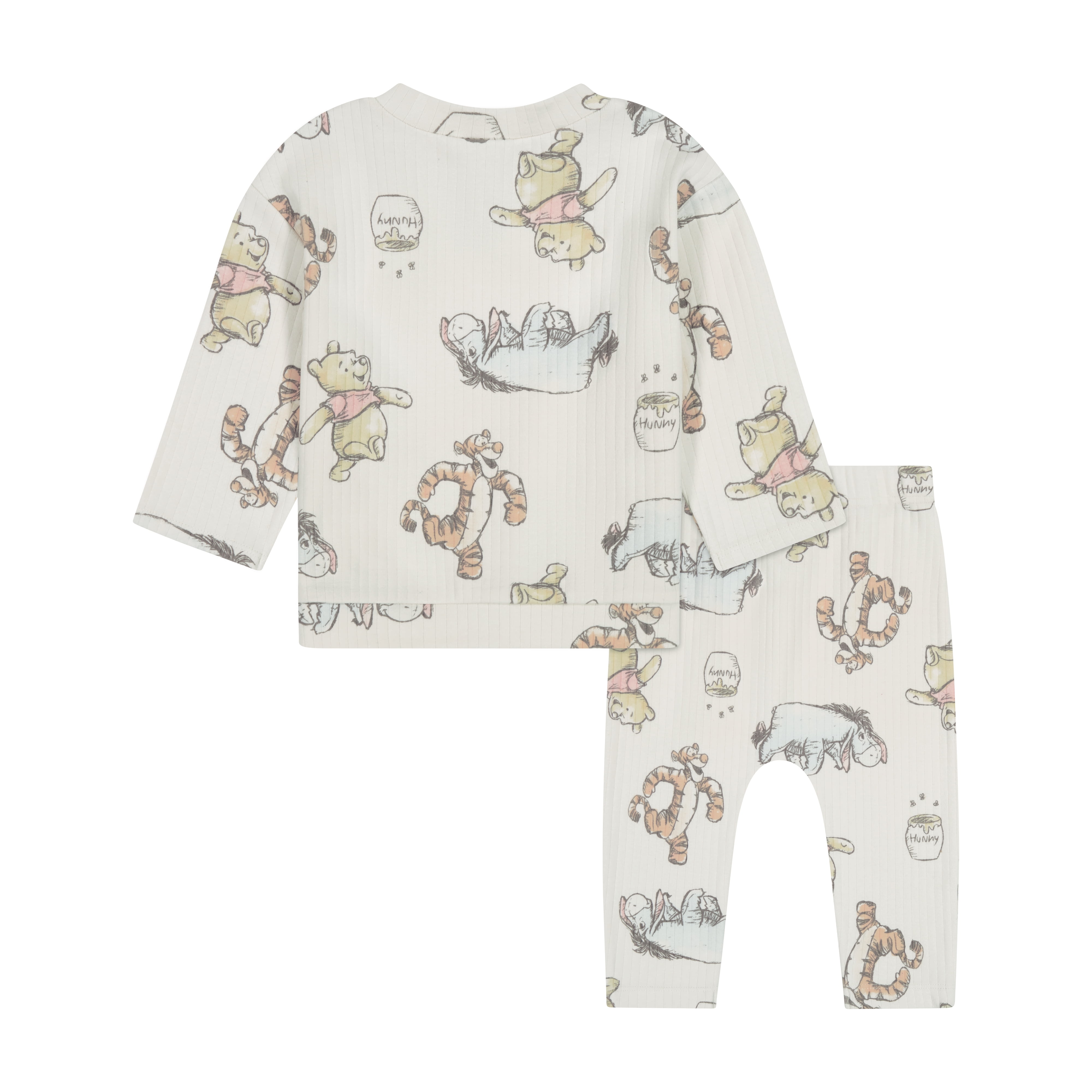 Winnie the Pooh Baby Boy 2 Piece Pant Set, Sizes 0/3 Months-24 Months