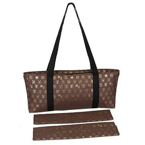 Mah Jongg Direct Set Soft Carrying Case Case Only, Browngold