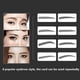 thumbnail image 5 of piezas para la cabeza, tarjeta para cejas, distancia ajustable entre cejas, plantilla para dar forma a las cejas, maquillaje, herramientas de bricolaje para principiantes, pintor de cejas, 5 of 7