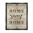 thumbnail image 5 of Stupell Industries Home Sweet Home Family Typography Jet Black Framed Floating Canvas Wall Art, 16x20, by Border Bloom, 5 of 5