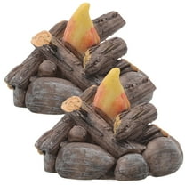 WORGEOUS  2 Pcs Garden Fairies Outdoor Micro Landscape Fire