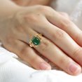 thumbnail image 4 of anillo decorativo para dedo, para mujer, color verde., 4 of 6