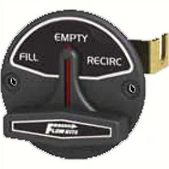 Flow-Rite Fill/Empty/Recirc Bk/White Let