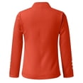 thumbnail image 5 of Edvintorg Womens Blazer Plus Size Long Sleeve Business Casual Open Front Suit Jacket Women Fashion M-4XL Orange, 5 of 5