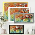 thumbnail image 4 of Designart 'Red Blossoming Poppies Over Wild Green IV' Traditional Framed Art Print, 4 of 4
