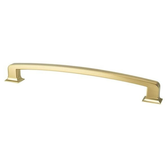 Berenson  Hearthstone Appliance Pull - Modern Brushed Gold - 12 in.