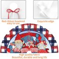 thumbnail image 5 of July 4th Patriotic Cute Truck Gnome Plaid 36 Inch Christmas Tree Skirt Carpet Mat Funny Party Decor Supplies for Xmas Halloween Decorations Occasion, 5 of 6