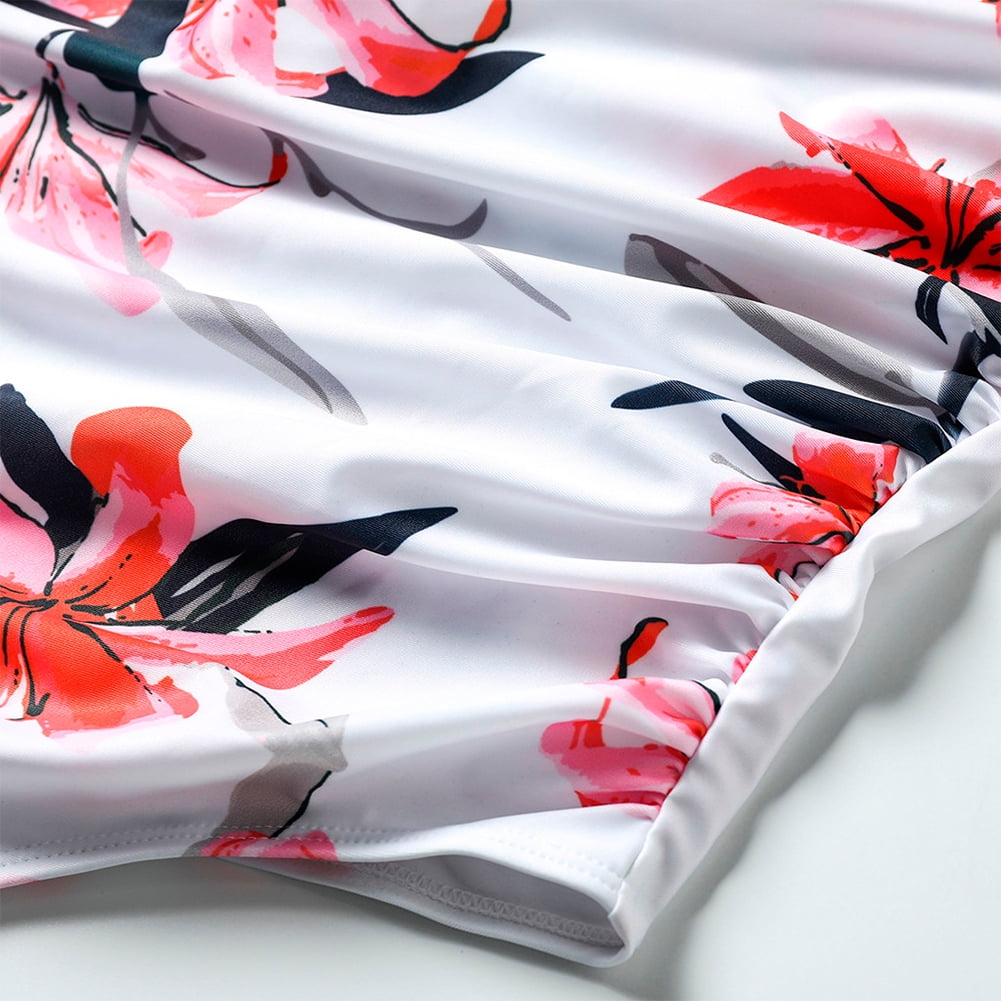 Women Maternity Sexy Loose Floral Print Swimwear Pregnant Swimsuit