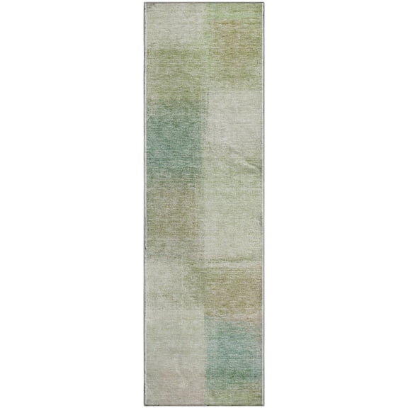 Dalyn Rugs Premium Machine Washable Mayfield AMF742 Aloe 2'3" x 7'6" Runner Rug