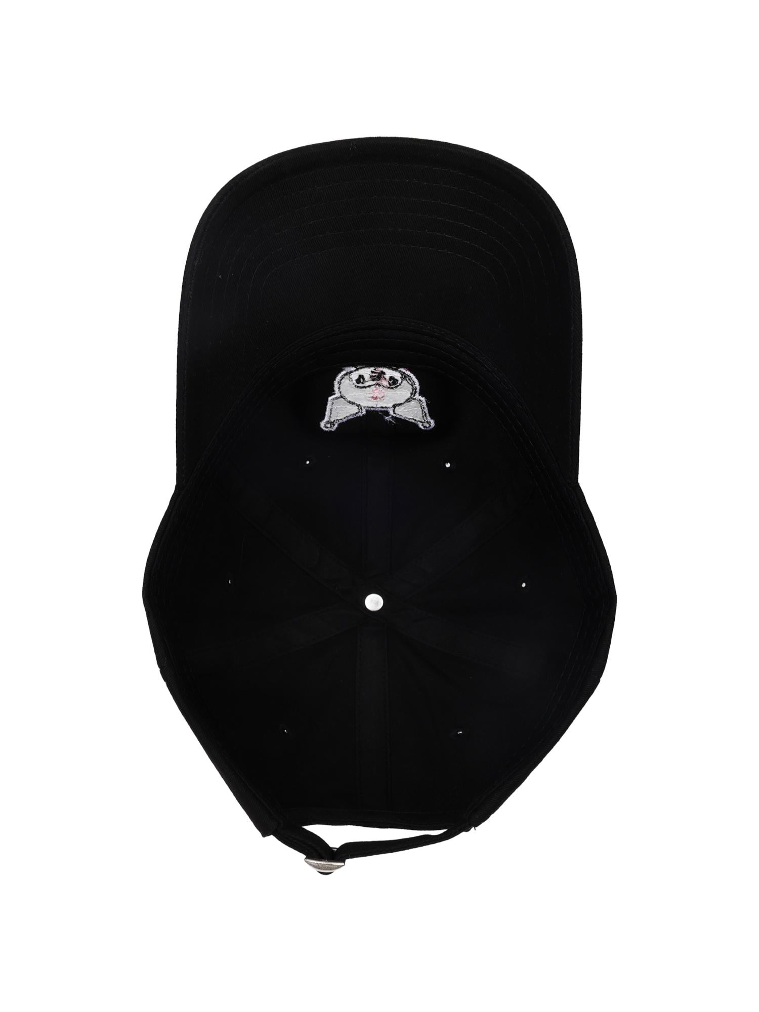 Kuromi Chenille Patch "Dad" Cap, Black, One Size Fits Most