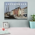 thumbnail image 4 of Epic Graffiti 'Copenhagen Poster' by Linda Woods, Canvas Wall Art, 16"x12", 4 of 8