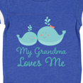 thumbnail image 4 of Inktastic My Grandma Loves Me Boys or Girls Baby Bodysuit, 4 of 5