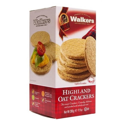 Walkers Shortbread Highland Oat Crackers, 9.9 Ounce Traditional Oatcake