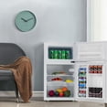 thumbnail image 6 of SUGIFT 3.2 cu ft Compact Stainless Steel Refrigerator White, 6 of 10
