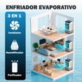 thumbnail image 4 of Enfriador de Aire Portátil 55L 3 en 1 con Control Remoto, Enfría, Humifica y Purifica, Ideal para Espacios Amplios, 4 of 7