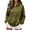 Army Green, variant on Womens Sweatshirt Lined Leopard Print Hoodie Long Sleeve Loose Comfort Fashion Hooded Sweatshirt Holiday Party