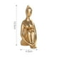 thumbnail image 5 of Estatua de postura de yoga de meditación, figura de yoga, escultura de decoración del hogar, abstracta Estilo A, 5 of 8