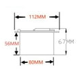 thumbnail image 4 of Yimiti Rv Electrical Cable Hatch Power Cord Compartment Door Fit For Rv Camping Trailer,White, 4 of 9