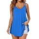 thumbnail image 2 of Camiseta sin mangas holgada con escote en V y tirantes dobles para mujer, para uso diario y de fiesta, estilo elegante de verano, 2 of 5