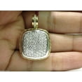 thumbnail image 4 of 2.40CT DIAMONDS CLUSTER PAVE PENDANT ROPE TWIST & 14kt, 4 of 11