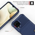 thumbnail image 5 of Feishell for Samsung Galaxy A12 Wallet Case, with ID&Credit Card Holder Slots Pockets Wallet Back Cover Stand Flip Folio Leather Magnetic Absorption Cover For Samsung Galaxy A12, Darkblue, 5 of 6