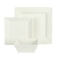 thumbnail image 4 of Gibson Home Everyday Hard Square 24 Piece Porcelain Dinnerware Set, 4 of 5