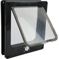 thumbnail image 1 of Cat Door, Screw Installation ABS Interior Cat Door Resistance to Bite Automatic Window Closure Function for Cats for Solid Interior Door L, 1 of 8