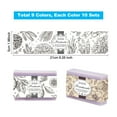 thumbnail image 2 of PH 90pcs Natural Plant Wrapper 90pcs Sleeves Covers Vertical Tags Band Label No-Adhesive Paper Tape Crafts Wrapper for Handmade Soap Lotion Bars Bath Gift Wrapping 21x5cm/8.5x1.9 inch, 2 of 6