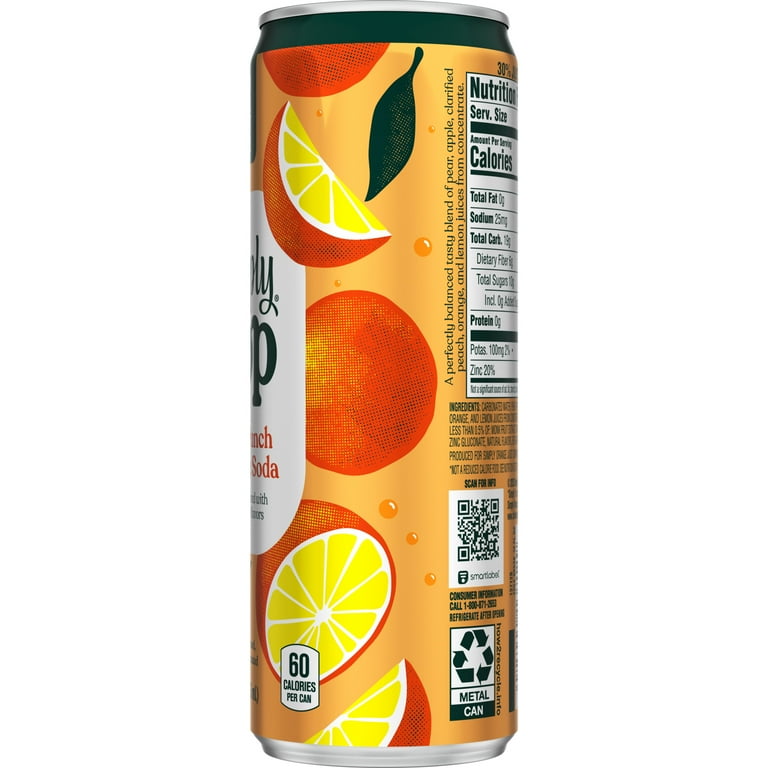 Simply Pop Prebiotic Soda Citrus Punch Drink, 12 oz. can - Walmart.com