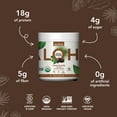 ALOHA Plant Based Protein Powder, Chocolate, 18g Protein, 1.2lb, 19oz