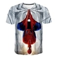thumbnail image 2 of Superhero SPIDER-MAN T-Shirts Kids Boys Clothes 3-14Ys Summer Short Sleeve Children Clothing Boy Spiderman T-shirt Free Shipping3T Gong Bohan LED, 2 of 2