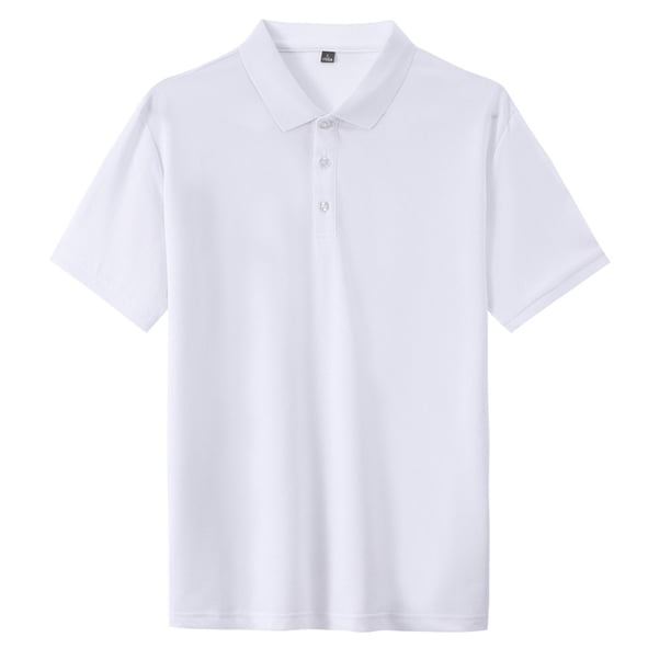 Fiudx Camisetas para Mujer Camiseta de Manga Corta de Color Sólido con Hombros Caídos y Botones de Solapa de Verano de Talla Grande para Mujer