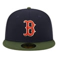 thumbnail image 1 of Gorra New Era Hombre Boston Red Sox Sprouted 59fifty azul 7 1/8, 1 of 4