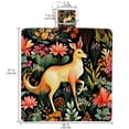 thumbnail image 2 of Kangaroo Canvas Beach Blanket Picnic Mat | Lightweight & Durable Compact Outdoor Mat for Traveling Family Camping & Beach Trips - Large Size Waterproof Portable Sand Proof Mat for Beach, 2 of 6