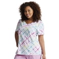 thumbnail image 7 of Dickies EDS Scrubs Top For Women V-Neck Print DK852, 7 of 7
